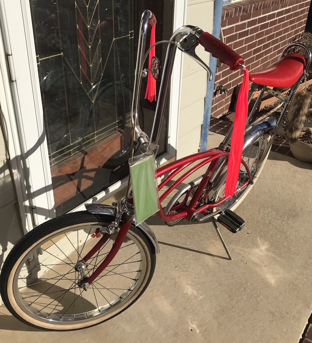 1976 Schwinn Stingray Bicycle Sim To Krate With Bendix 2 Speed