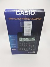 Casio Printing Calculator 6-1/2"Wx11-5/8"Lx2-9/16"H Black HR170RC - NOS Tested