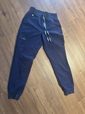 Figs Zamora Navy Blue Petite XS Scrubs Joggers Pants