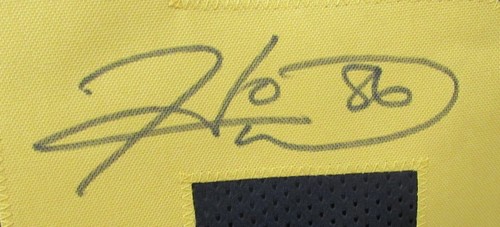 Hines Ward Signed/Autographed Steelers Black/Yellow Custom Jersey Beckett 194777 - Picture 2 of 5