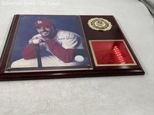Fernando Vina St. Louis Cardinals Baseball MLB Autographed Photo Plaque