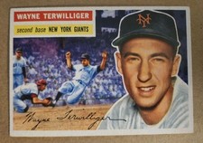 1956 Topps - Wayne Terwilliger #73 White Back