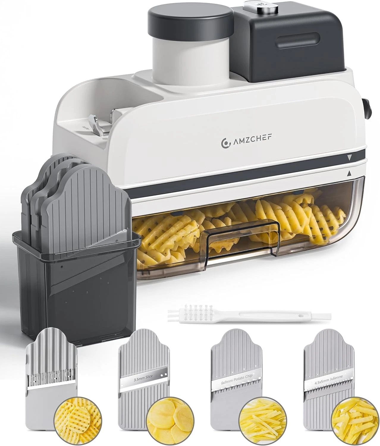AMZCHEF Electric Vegetable Chopper & Food Processor, 5-in-1 Kitchen Slicer for O
Opens in a new wind