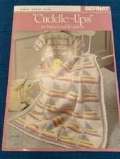 1992 BERNAT "CUDDLE-UPS" for Babies Toddlers 675 Knit Crochet
