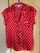 FLOOZIE By Frost French 2 Part Set Polka Dot Night Wear UK Size 10 New No Tags.