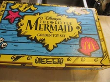 Vintage (1997) McDonald's Disney's The Little Mermaid Golden Toy Set NIB