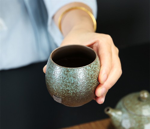 Klassische Keramik Teetasse Schwarz Ofenwechsel Kung Fu Teetassen Chinesische Tasse Tee - Bild 6 von 13