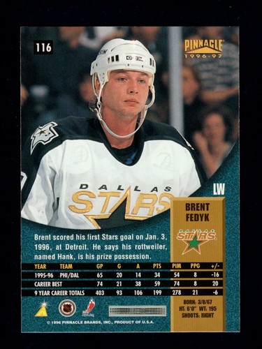 1996-97 Pinnacle Base Hockey Cards You Pick From The List - Picture 205 of 455