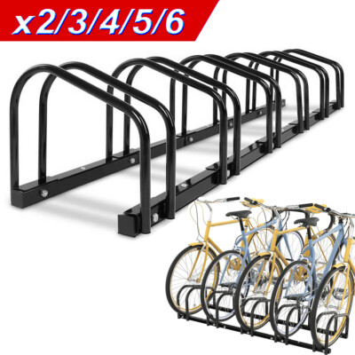 1-6 Bike Stand Storage Rack Bicycle Parking Cycling Floor Holder