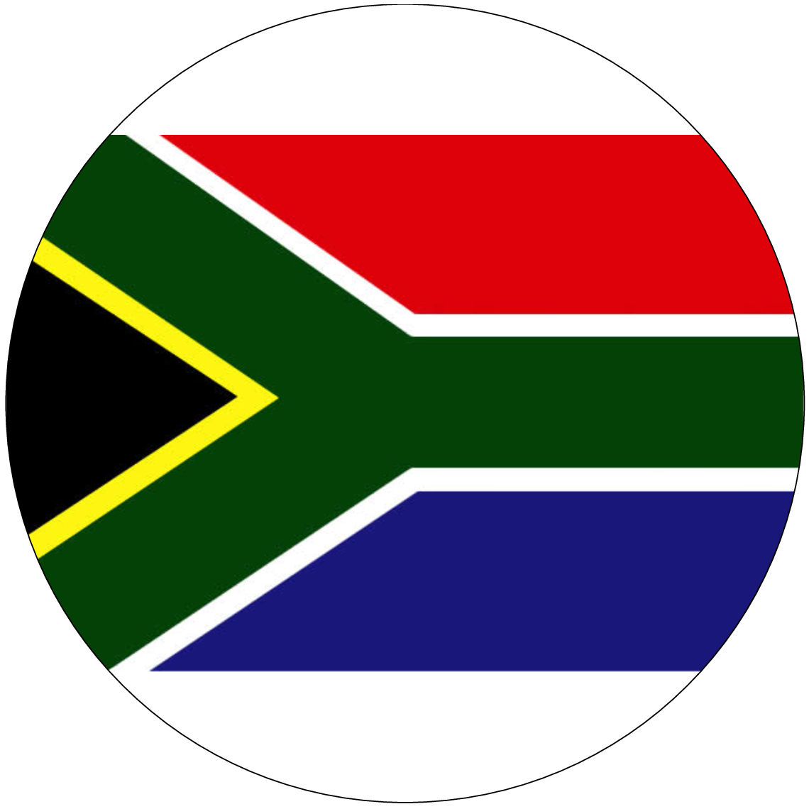 SOUTH AFRICAN PREMIUM AFRICA 7.5"" RICE WAFER CARD CAKE TOPPER OLYMPICS RUGBY D1