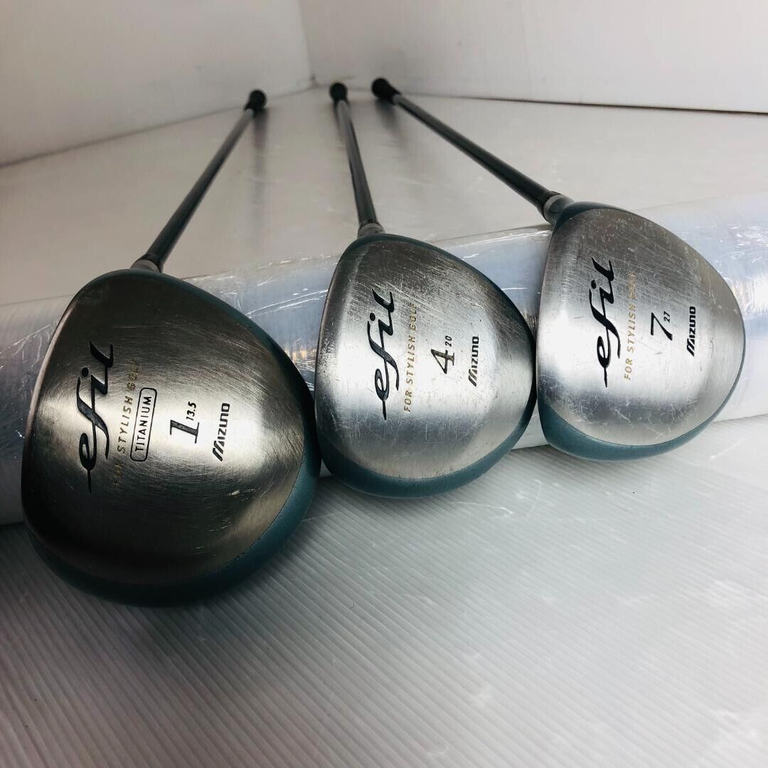 Ladies Mizuno efil Club Set 1W 4W 7W 5-9i Pw Sw PT 11pc RH Ladies Mizuno efil Club Set 1W 4W 7W 5-9i Pw Sw PT 11pc RH