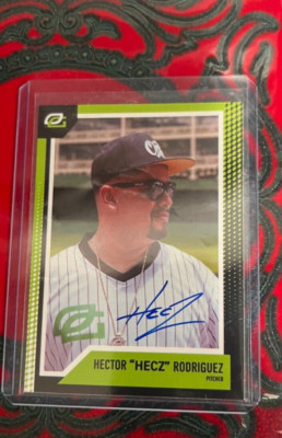 HecZ Hector Rodriguez Signed Optic Gaming TX Rangers EXCLUSIVE Baseball Card JSA