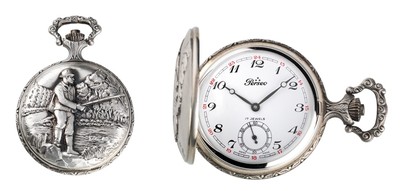 Montre De Poche Perseo 738 FS Mécanique Swiss Made - Remontage Manuel, Incabloc, Acier, Neuve