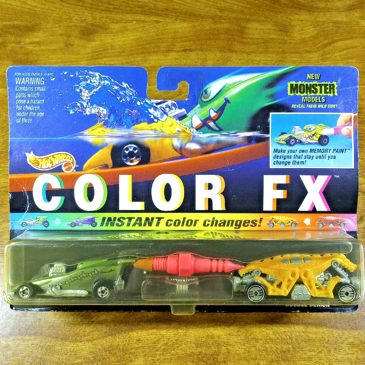 Hot Wheels Color FX 2-Pack Monster Models Color Changers Swarmula