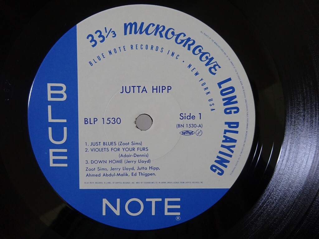 Jutta Hipp With Zoot Sims / UA青白レーベル Jutta Hipp With Zoot Sims / UA青白レーベル