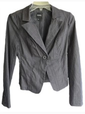 XOXO, Size S, Grey Pinstripe Blazer