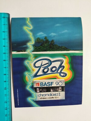 POOH BASF 90 CHROMIUM DIOXIDE II STICKER STICKER VINTAGE 80s ORIGINAL