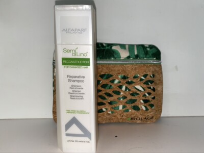 Alfaparf Semi Di Lino-Reconstruction-Reparative Shampoo, 8.45fl oz & Matrix bag