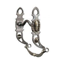 PONY BIT Stainless Fully Engraved Silver 6.75" Cheeks 3.75 " Medium Mouthpiece