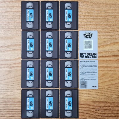 NCTDREAM ジェミン トレーディングカード12枚セット Jaemin Official 12pcs Image & QR Photocard Set NCT Dream ISTJ