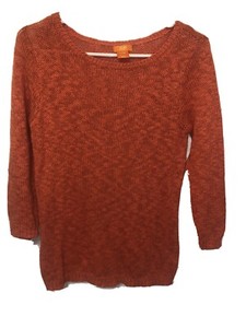 coral pullover sweater