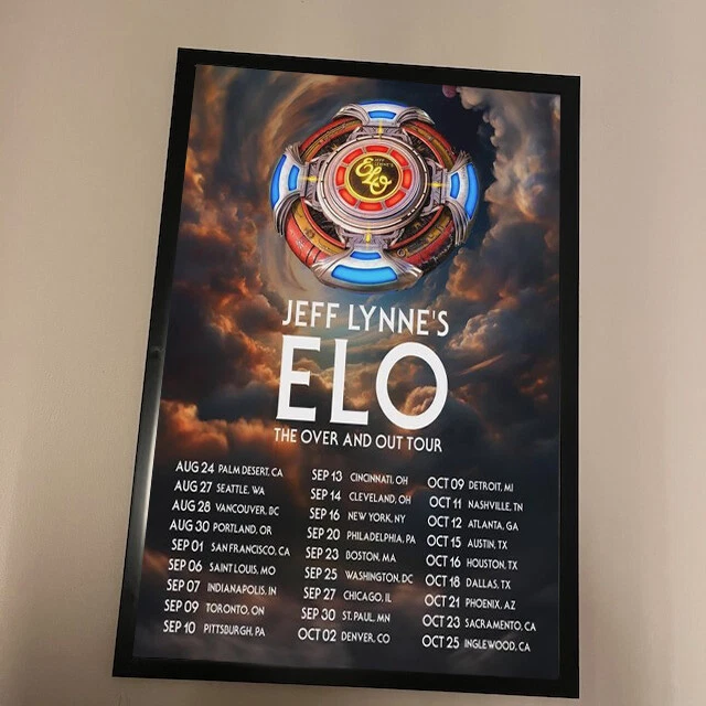 Jeff Lynne's ELO Over and Out FINAL Tour 2024 Poster