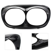 Black Headlight Bezel Scowl Outer Fairing For Harley Road Glide FLT 1998-2013