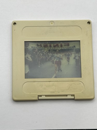 New York City Marathon Man Crossing Finish Line 1978 Slide Negative Vintage - Picture 3 of 4