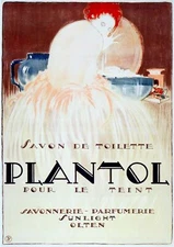 3057.Plantol Soap.Redhead Fashion French POSTER.Home room office art decoration
