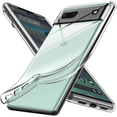 For Google Pixel 7a 7/6 Pro 6a Slim Gel Case Clear TPU Soft Shockproof Cover