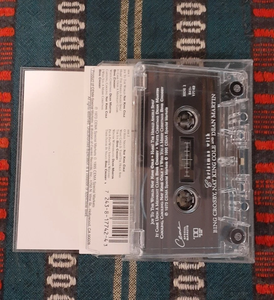 Christmas W. B. Crosby, N. King Cole & D. Martin (Cassette, Album) CEMA USA NM - Image 2 of 2
