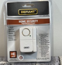 Defiant Home Security 2-Pack Door or Window Alarm 120dB Alarm Siren - White