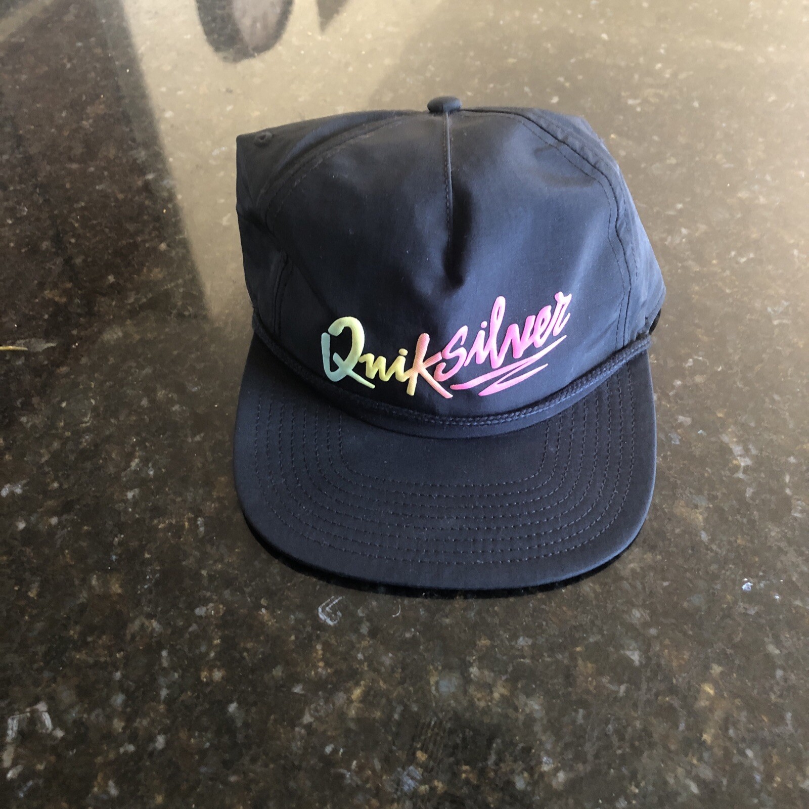 QUIKSILVER STRAP BACK SCRIPT HAT - image 5