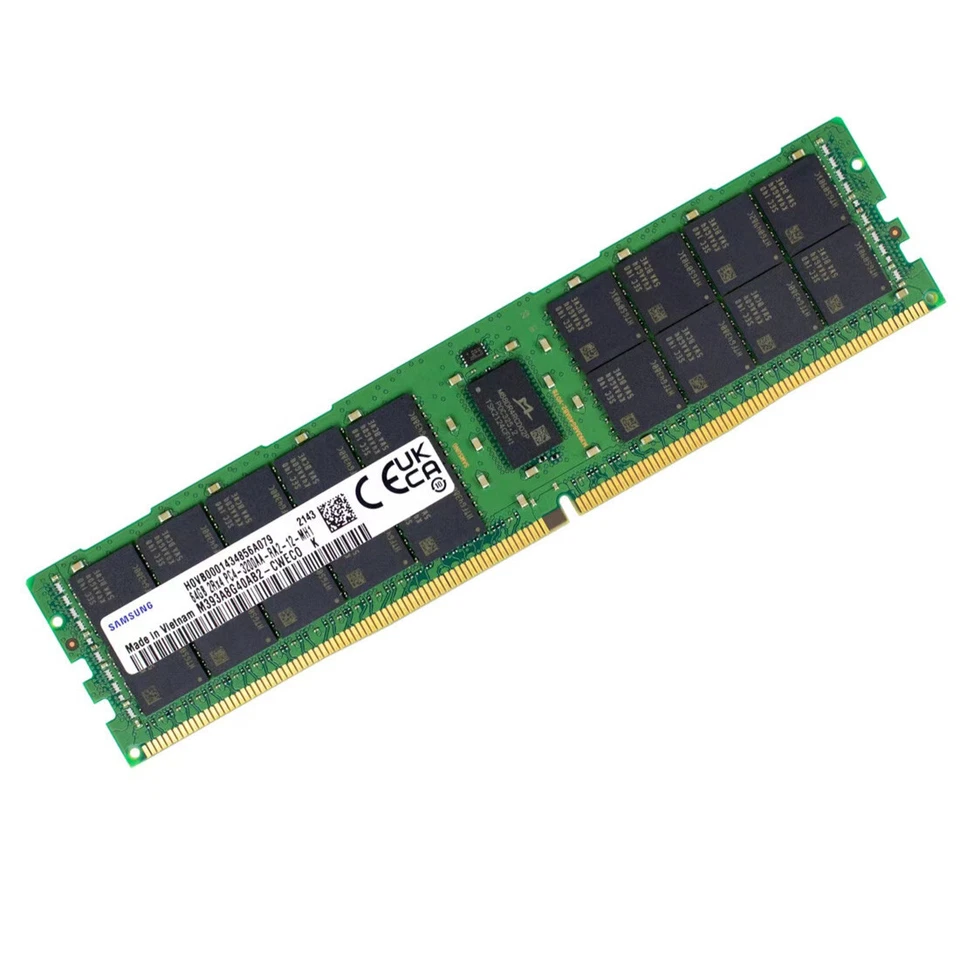 Samsung 64GB 3200MHz DDR4 PC4-25600 ECC Registered Memory Ram M393A8G40AB2-CWE - Image 2 of 4