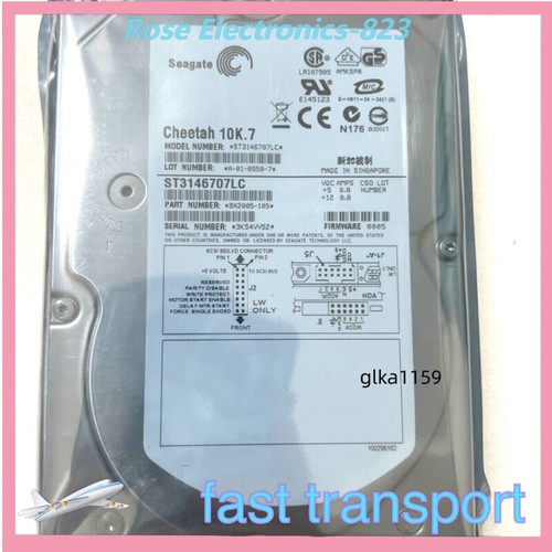 ST3146707LC SEAGATE 146GB 10K 3.5" SCSI HARD DRIVE HDD