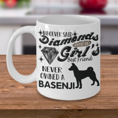 Basenji dog,African Bush Dog,African Barkless,Ango Angari,Congo Dog,Cup,Mugs
