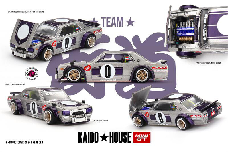 ミニカー KAIDO HOUSE NISSAN SKYLINE GT-R Kaido GT Nissan Skyline GT-R (R33) Greedy GR33 V1 – KAIDO