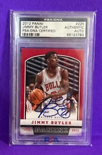 JIMMY BUTLER🏀2012 PANINI RC ROOKIE #225 PSA/DNA ✍️Certified Auto;