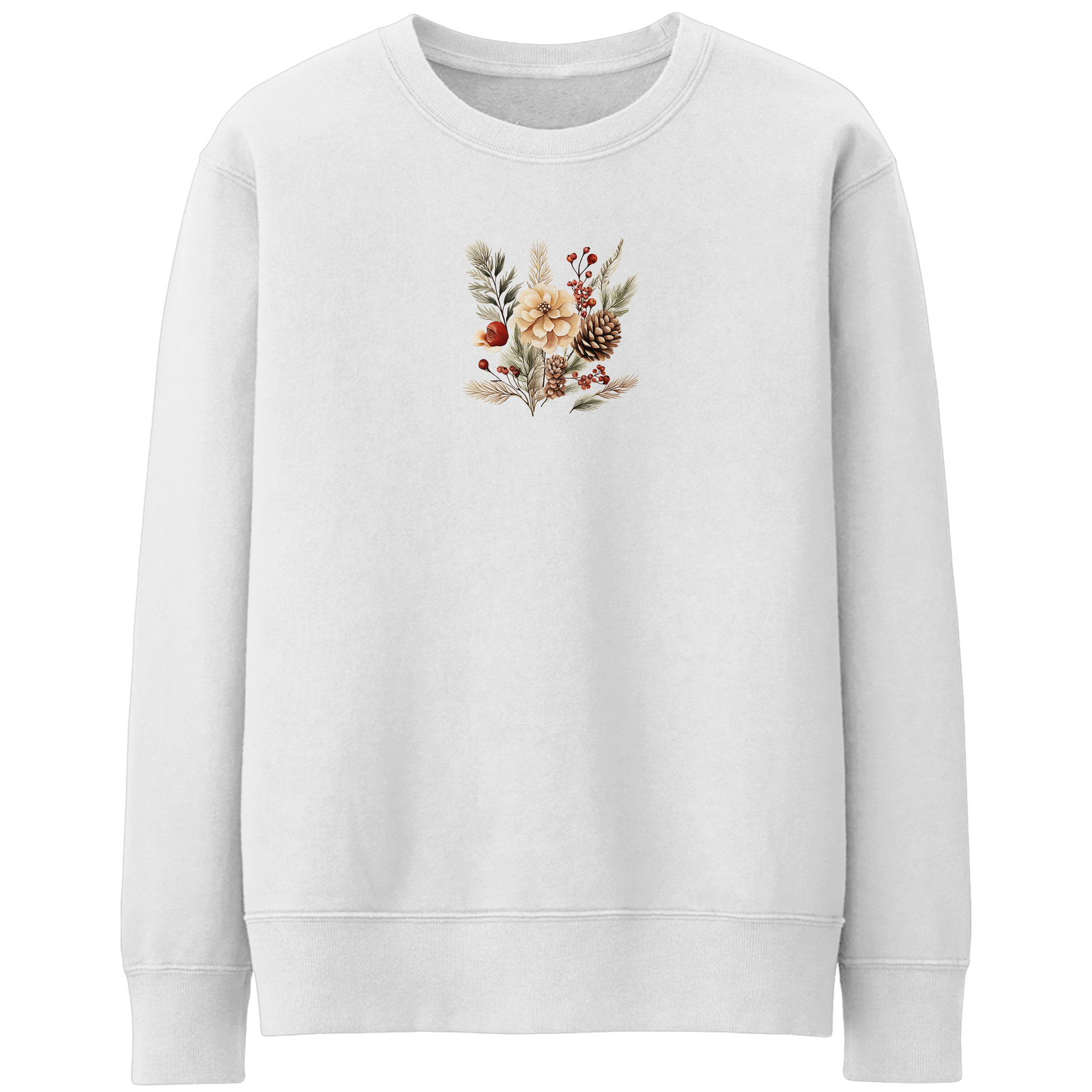 Sudadera Navidad Bohemia Flores Para Mujer Informal Su Flor Gitana Festiva...
