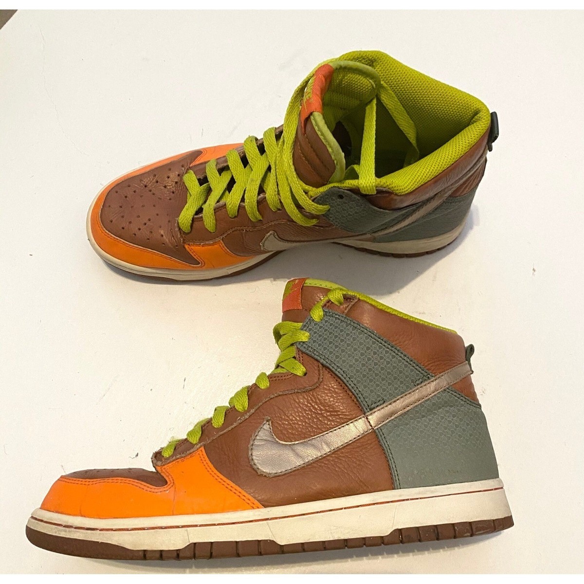 nike dunk high premium orange blaze