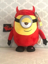 2022GEMMY HALLOWEEN MINIONS STUART ANIMATED PLUSH MUSICAL DEVIL SIDE STEPPER NEW