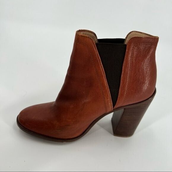 Zara brown leather boots shoes size 6 (euro 36) - image 10
