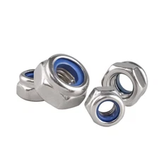 M3-M16 316 A4-70 Stainless Steel Hex Hexagon Nylon Insert Self Lock Nut