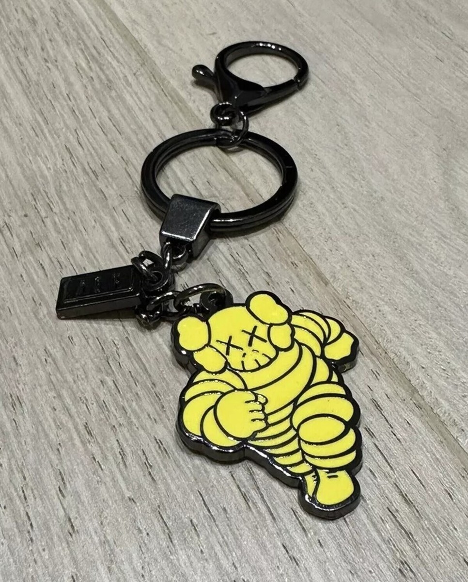 KAWS 'Chum (Yellow)' 2019 Keychain Pendant Charm Exhibition NGV