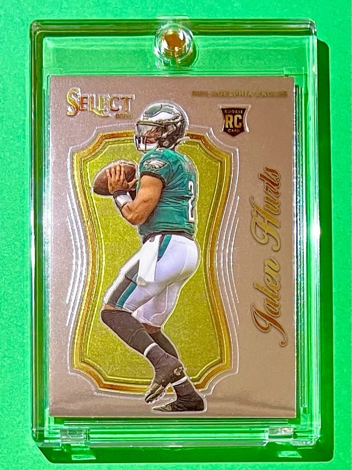 Jalen Hurts MINT ROOKIE CARD PANINI SELECT CERTIFIED HOT EAGLES INVESTMENT RC! - Image 3 of 4