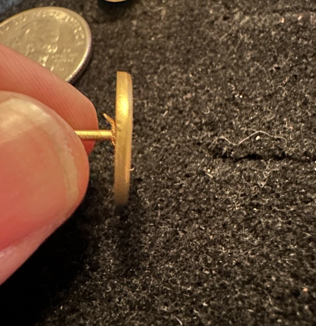 Walmart 1/20th 12k GF 10 Years of Service Lapel Pin Associate Wal-Mart