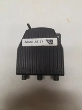 Vintage CWY Model AB-27 RF Coax Cable 2-Way Switch