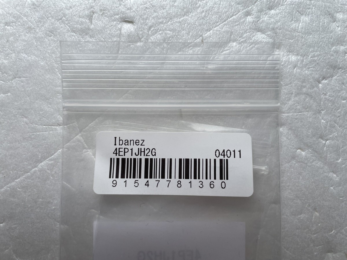 Set 2 Pulsanti Per Cinghia Chitarra Ibanez 4EP1JH2G - Colore Oro, Nuovi