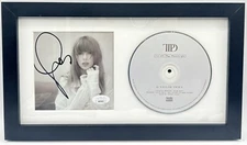 Taylor Swift Signed The Tortuted Poets Department CD FRAMED Autographed JSA COA