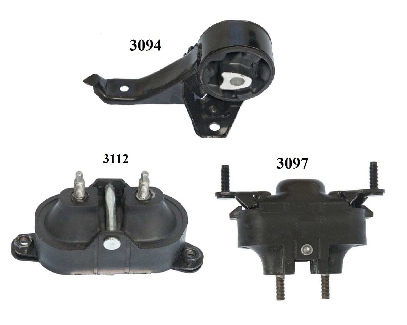 3 PCS FRONT MOTOR & TRANS MOUNT FIT 20072008 Saturn Aura 3.5L eBay